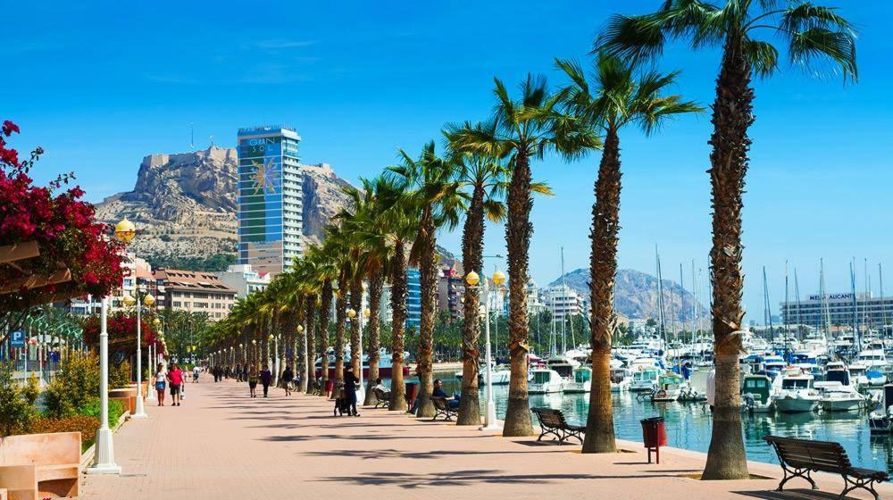 35-3- Комната В Квартире Для Семьи От 1 До 4 Человек В Центре Аликанте Alicante Exterior foto